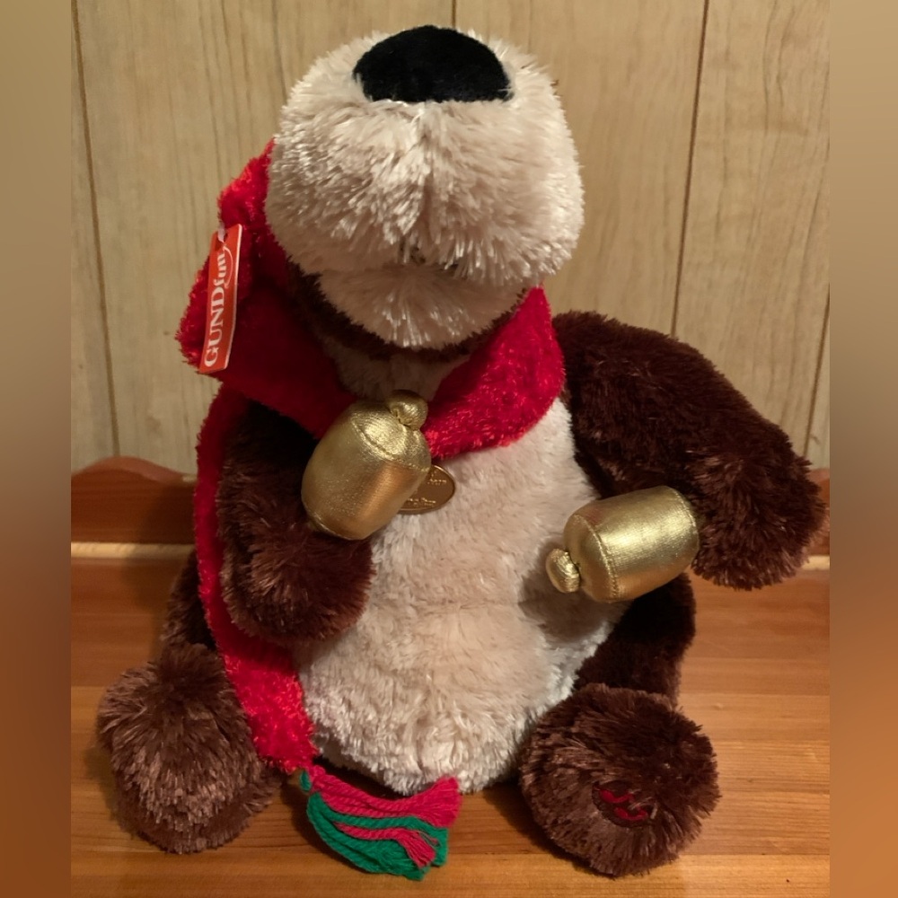 Gund 2008 singing Jingle bell rock Goober the bear